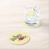 OZ™ロゴのウィザード ラウンドペーパーコースター (インサイチュ)