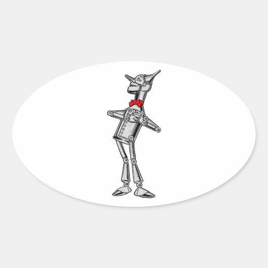 Oz 1900のブリキのウッドスマンヴィンテージウィザード 楕円形シール (正面)