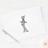 Oz 1900のブリキのウッドスマンヴィンテージウィザード 楕円形シール (封筒)