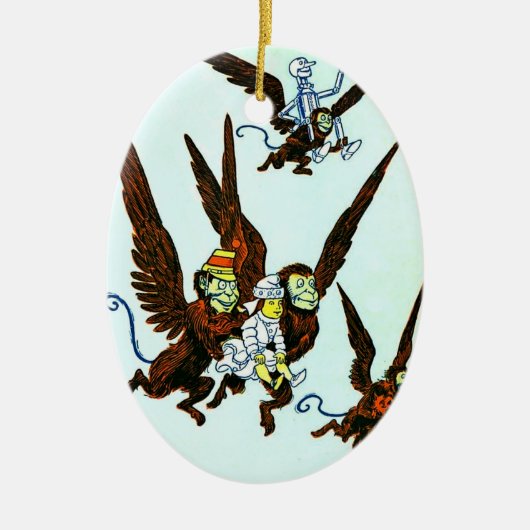 Oz 2のオーナメントのクリスマス セラミックオーナメント (正面)