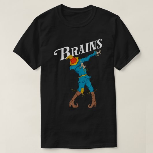 OZ Dabbing Scarecrow Brain Shirt ArtClassic Wizard Tシャツ (デザイン正面)