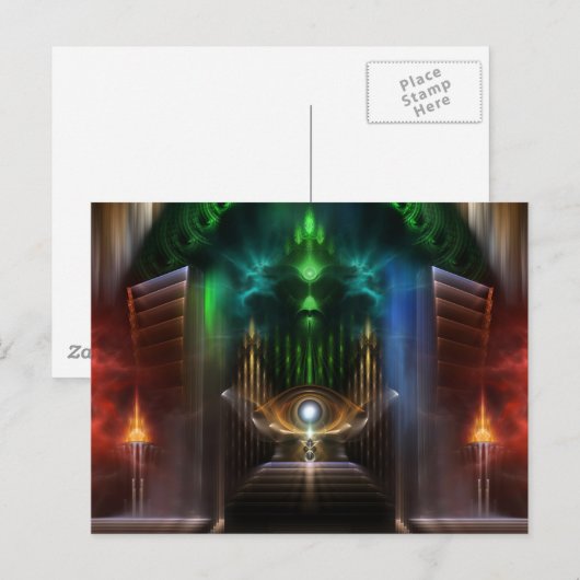 Oz Fractal Artの考察 ポストカード (正面/裏面)