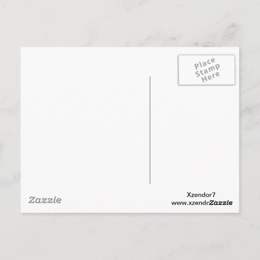 Oz Fractal Artの考察 ポストカード (裏面)