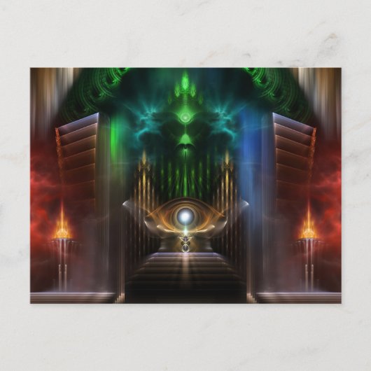 Oz Fractal Artの考察 ポストカード (正面)