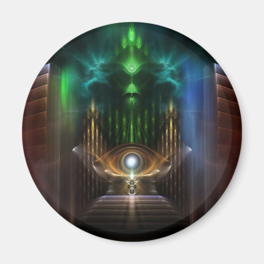 Oz Fractal Artの考察 マグネット (正面)