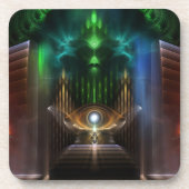 Oz Fractal Artコースターセットの熟考 コースター (正面)