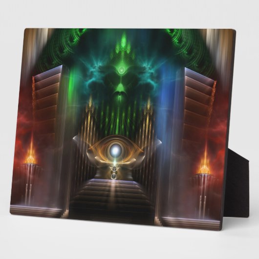 Oz Fractal Artフォトプラークを熟考 フォトプラーク (側面)