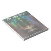 Oz Fractal Artメモ帳を熟考する ノートパッド (アングル)