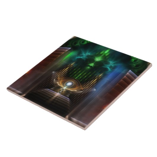 Oz Fractal Art Tileを熟考 タイル (側面)