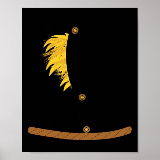 Oz Halloween Scarecrow Costume Art-fun Wizard Of O ポスター (正面)