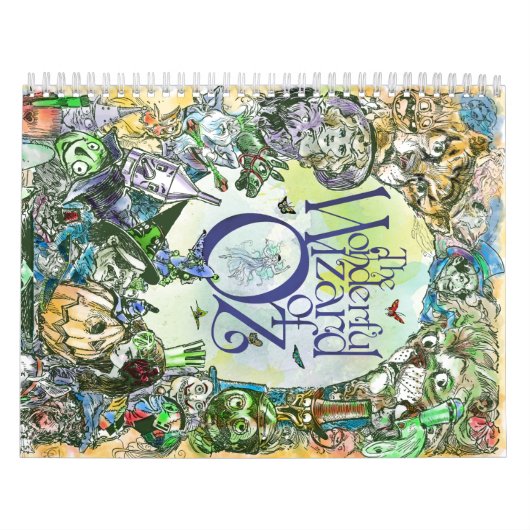 OZ HORIZONTALクラシックのウィザード – 12か月！C カレンダー (カバー)