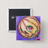 Oz Pinback -ジャックPumpkinhead 缶バッジ (正面&裏面)