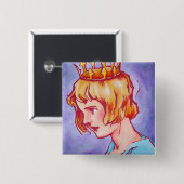 Oz Pinback -ドロシー 缶バッジ (正面&裏面)