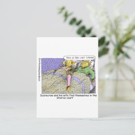 Oz Scakrrowマンガのマグおもしろいティーのウィザードなど ポストカード (スタンド正面)