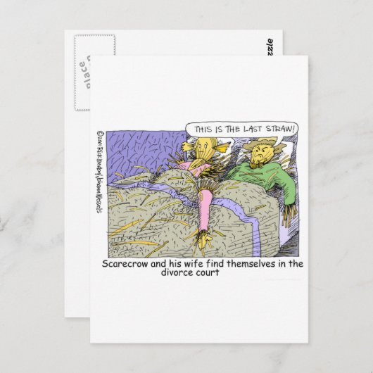 Oz Scakrrowマンガのマグおもしろいティーのウィザードなど ポストカード (正面/裏面)