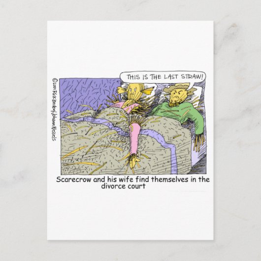 Oz Scakrrowマンガのマグおもしろいティーのウィザードなど ポストカード (正面)