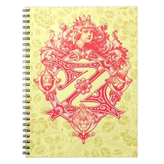 Oz Spiral Notebookのクラシックウィザード ノートブック (正面)