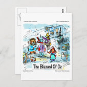 Oz Teesの冷たい日おもしろいカードとギフト ポストカード (正面/裏面)