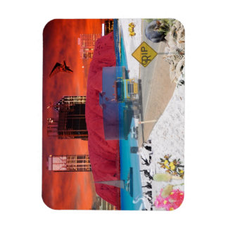 OZ ULURUエアーズロックの反射 マグネット