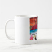 OZ ULURU Ayersの 石の反射 コーヒーマグカップ (左)