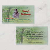 OzarkのヒマラヤスギBirdhouse2ビジネスはカードカスタマイズ 名刺 (正面/裏面)