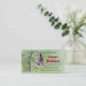 OzarkのヒマラヤスギBirdhouse2ビジネスはカードカスタマイズ 名刺 (スタンド正面)