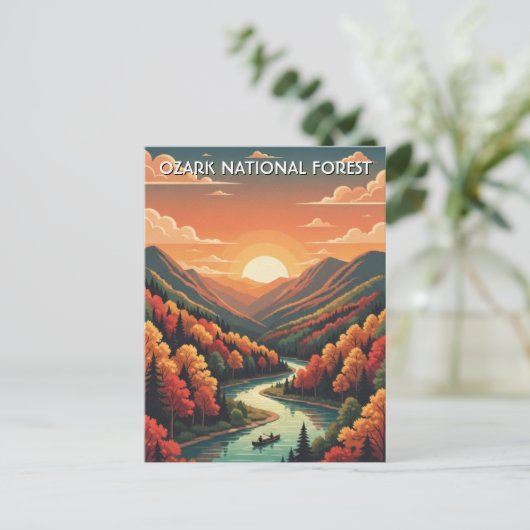 Ozark National Forest Arkansas ポストカード (スタンド正面)