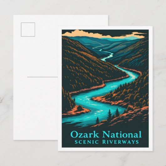 Ozark National Scenic Riverways Travel ポストカード (正面/裏面)