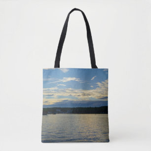 Ozarksの青いsunset湖 トートバッグ