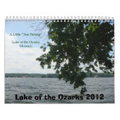 Ozarks 2012年の湖 カレンダー (カバー)