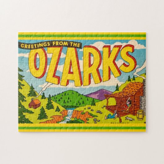 Ozarks Greeting 11x14 ジグソーパズル (横)