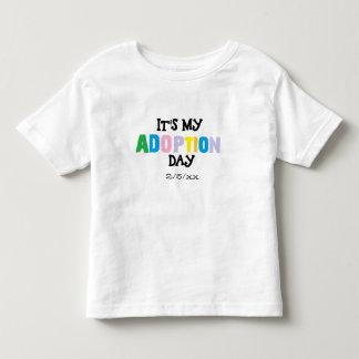 oziasによるその私の採用日 トドラーTシャツ
