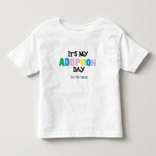 oziasによるその私の採用日 トドラーTシャツ