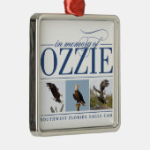 Ozzieの休日のオーナメントの記憶 メタルオーナメント (右)