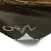 "Ozzy"ファインアートプリント ポスター (角)