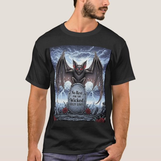 Ozzy Lives “地獄の悪魔" Tシャツ (正面)
