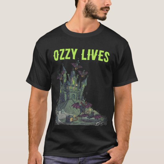 Ozzy Lives-Haunted House  Tシャツ (正面)