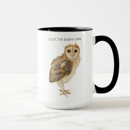 Ozzy the Barn Owl Mug マグカップ (右)
