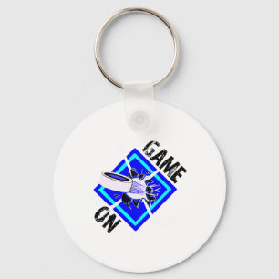 Pつきクロスアイスホッケー ラケット＆パック Game On キーホルダー