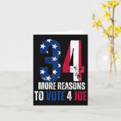 Pに対してJoe No おもしろい Felonに投票する理由 カード (黄色い花)