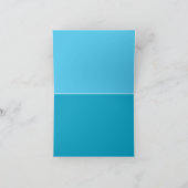 Pの支払バーのバルミツワーのサンキューカード サンキューカード (内部)