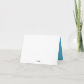 Pの支払バーのバルミツワーのサンキューカード サンキューカード (裏面)