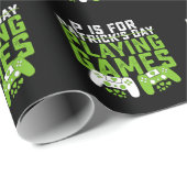 Pはゲーマー遊ゲーミングセントパトリックのゲーム ラッピングペーパー (ロールコーナー)