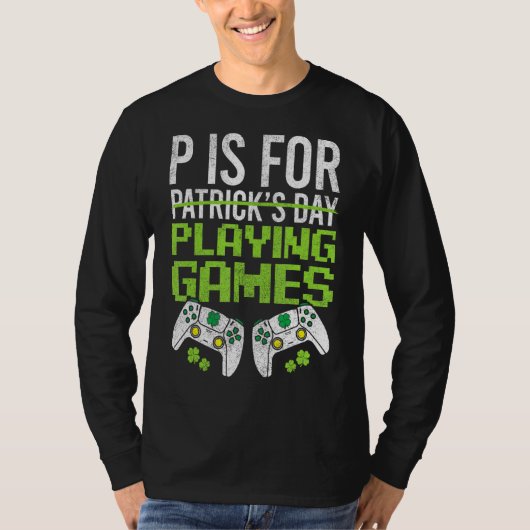 Pはゲーム遊のアパレルSt Pat用 Tシャツ (正面)