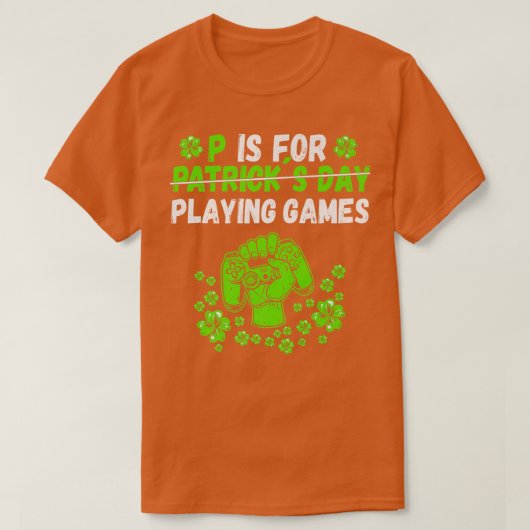 Pはゲーム遊ゲーマーSt用 Tシャツ (デザイン正面)