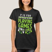 Pはゲーム遊ボーイズSt patricks day Tシャツ (正面)