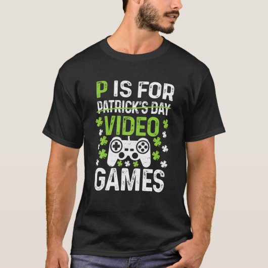 Pはゲーム遊ボーイズSt patricks day Tシャツ (正面)