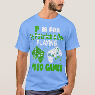 Pはゲーム遊ボーイズSt patricks day Tシャツ