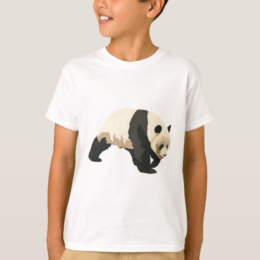 Pはパンダだ Tシャツ (正面)