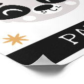 Pはパンダのアルファベット, 乳児室, 寝室, 子供部屋の壁アート ポスター (角)